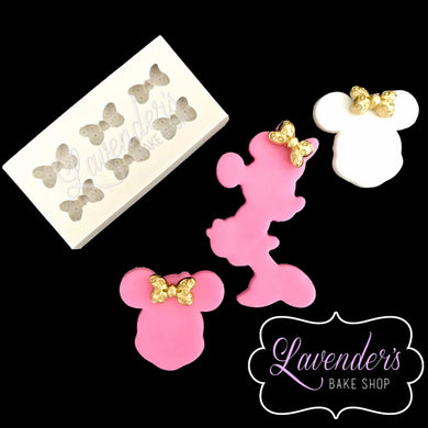 Minnie Mouse inspired bow mold