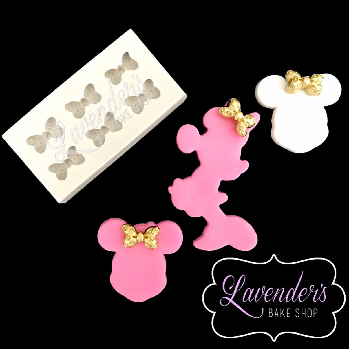 Minnie Mouse inspired bow mold Create A Cake