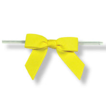 Load image into Gallery viewer, Lemon-Yellow Grosgrain Bow