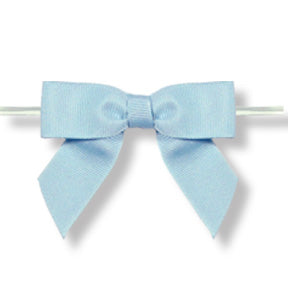 Light Blue Grosgrain Bow