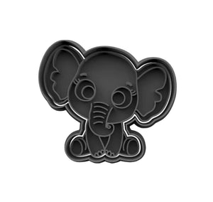 Baby Elephant Boy Cutter and Stamp