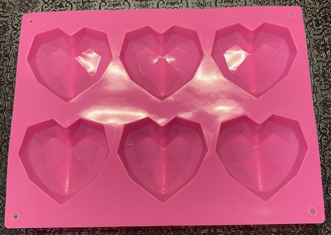 Geometric Heart Mold – Create A Cake