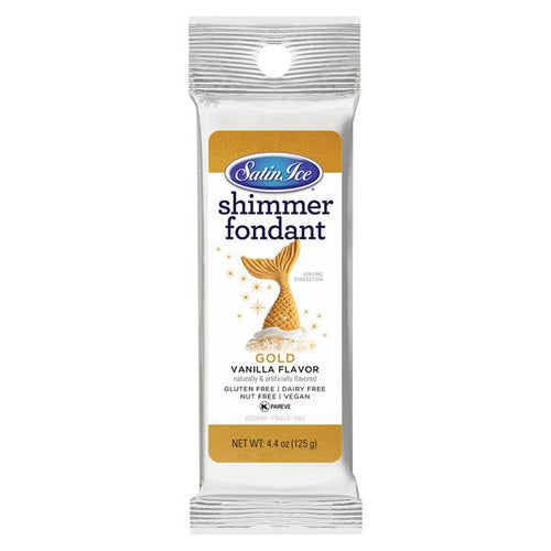 Satin Ice Gold Shimmer Fondant