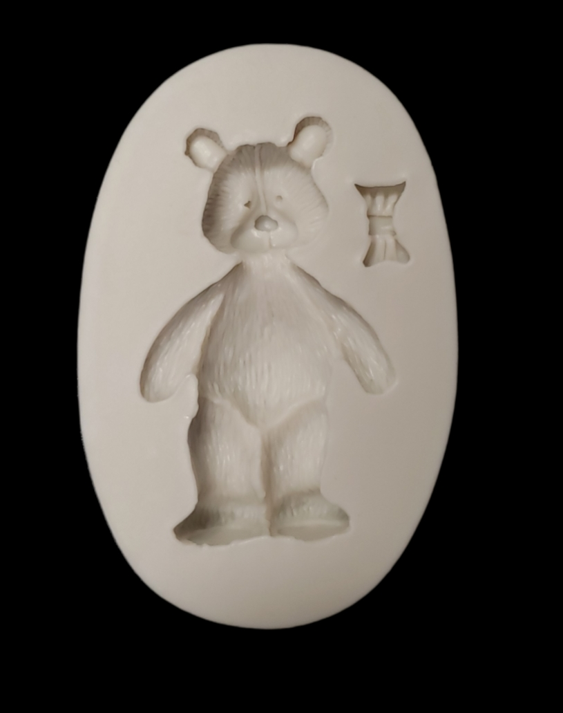 Bear With Bow Tie Mold