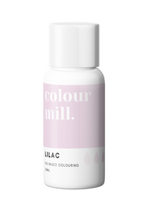 Lilac oil base colouring