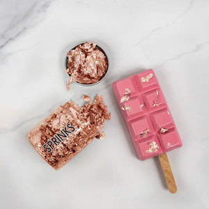Loose Rose Gold Leaf Flakes