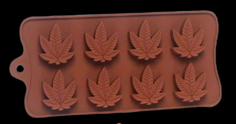 Marijuana Leaf Chocolate Mold