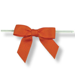 Orange Grosgrain Bow