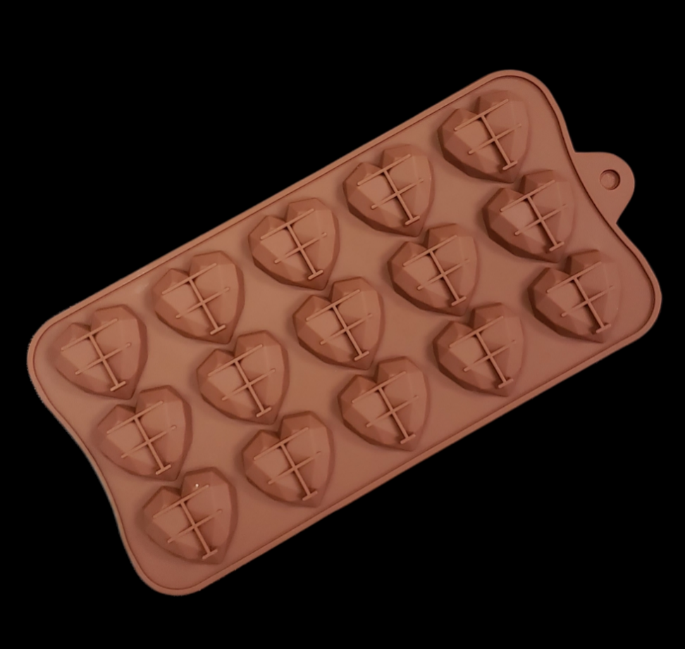 Mini Geometric Heart Mold