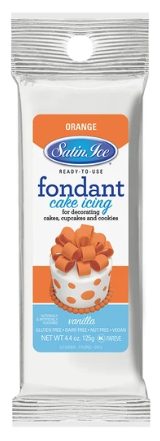 Satin Ice Orange Fondant
