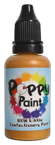Gold Pearlescent Poppy Paint