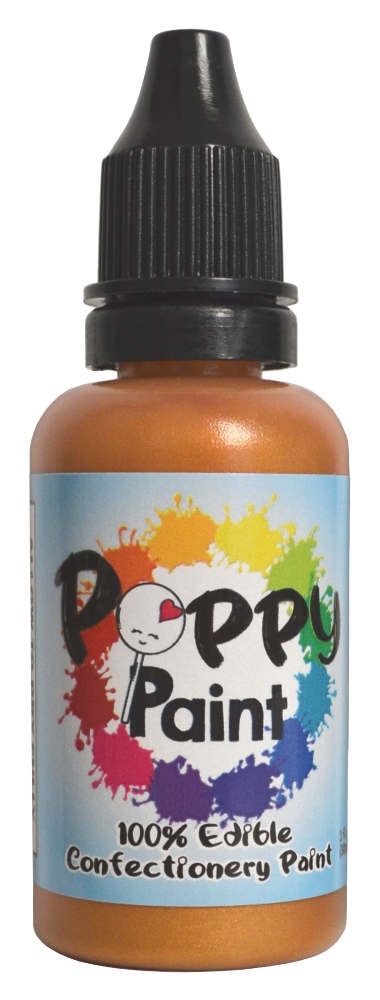 Honey Gold Pearlescent Poppy Paint