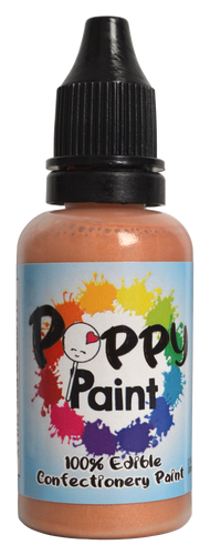 Rose Gold Pearlescent Poppy Paint