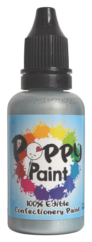 Silver Pearlescent Poppy Paint