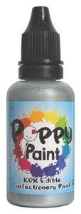 Silver Pearlescent Poppy Paint