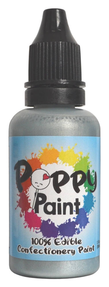 Silver Pearlescent Poppy Paint