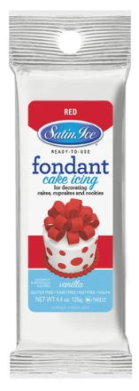 Satin Ice Red Fondant
