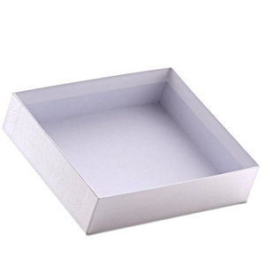 white Box W/Clear Top