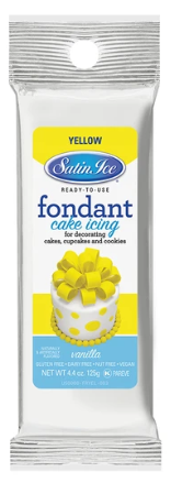Satin Ice Yellow Fondant
